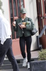 LUCY HALE at Verve Coffee in Studio City 01/20/2025
