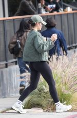 LUCY HALE at Verve Coffee in Studio City 01/20/2025
