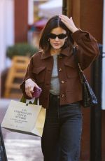 LUCY HALE Out at Brentwood Country Mart 01/24/2025