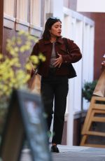 LUCY HALE Out at Brentwood Country Mart 01/24/2025