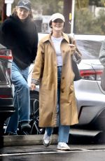 LUCY HALE Shopping at Erewhon Market in Studio City 01/26/2025