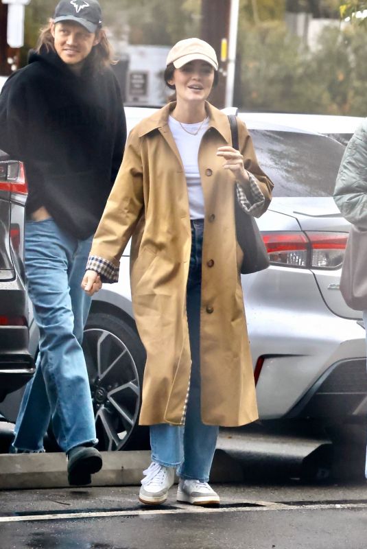 LUCY HALE Shopping at Erewhon Market in Studio City 01/26/2025