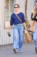 LUCY HALE Stops by Erewhon Market to Stock up on Groceries and a Green Smoothie in Studio City 01/12/2025
