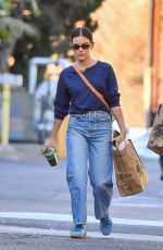 LUCY HALE Stops by Erewhon Market to Stock up on Groceries and a Green Smoothie in Studio City 01/12/2025