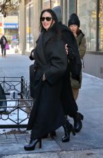 LUCY LIU Leaves The View in New York City 01/22/2025