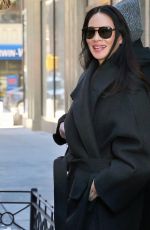 LUCY LIU Leaves The View in New York City 01/22/2025