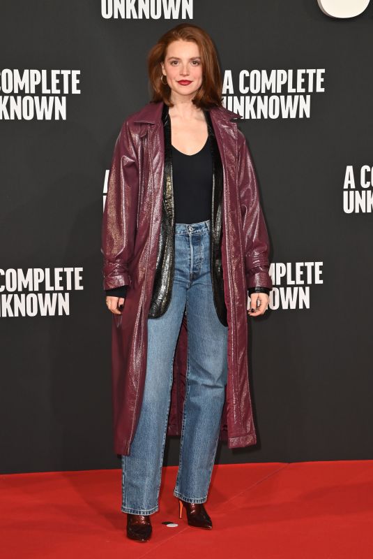 LUDOVICA BIZZAGLIA at A Complete Unknown Premiere in Rome 01/17/2025