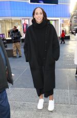 MADISON KEYS Out at Times Square in New York City 01/28/2025