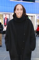 MADISON KEYS Out at Times Square in New York City 01/28/2025