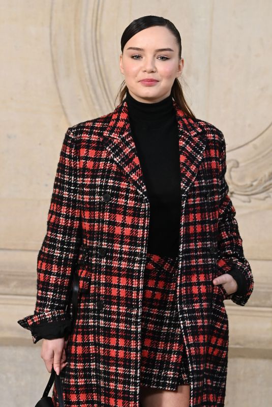 MALLORY WANECQUE at Christian Dior Haute Couture Show at Paris Fashion Week 01/27/2025