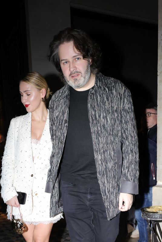 MARIA BAKALOVA Holding Hands with a Mystery Man at Costes Party in Paris 01/27/2025