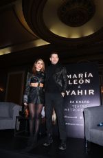 MARIA LEON at Press Conference to Promotes Fuego Tour at Teatro Metropolitan in Mexico City 01/08/2025