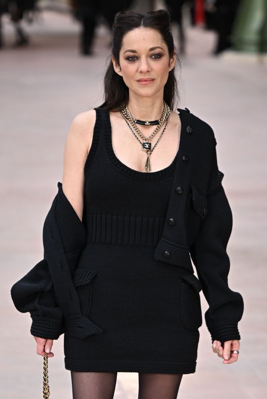 MARION COTILLARD at Chanel Haute Couture Spring-Summer 2025 Show at Paris Fashion Week 01/28/2025