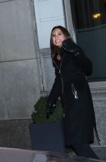 MARISKA HARGITAY on the Set of Law & Order: SVU at Hunt & Fish Club in Times Square 01/09/2025