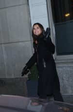 MARISKA HARGITAY on the Set of Law & Order: SVU at Hunt & Fish Club in Times Square 01/09/2025