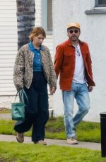 MARY ELIZABETH ELLIS and Charlie Day Out for a Lunch Date in Los Feliz 01/04/2025