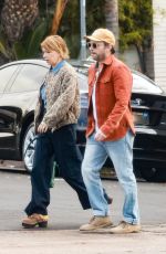 MARY ELIZABETH ELLIS and Charlie Day Out for a Lunch Date in Los Feliz 01/04/2025