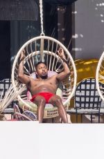 MARY J. BLIGE in Bikini Relaxes in Cabo 01/13/2025