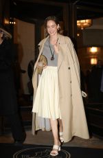 MATILDA LUTZ Arrives at Ami Fashion Show in Paris 01/22/2025