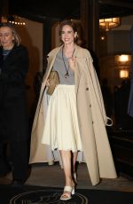 MATILDA LUTZ Arrives at Ami Fashion Show in Paris 01/22/2025