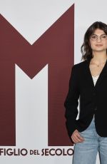 MATILDE POTENZA at M - Son of the Century Photocall in Rome 01/04/2025