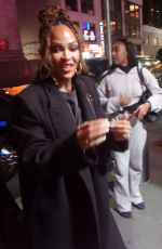 MEAGAN GOOD Arrives at Madison Square Garden in New York City 01/13/2025