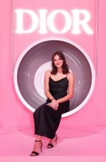 MEG BELLAMY at Dior Beauty Inside Lip Glow Party in London 01/30/2025