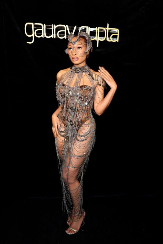 MEGAN THEE STALLION at Gaurav Gupta Haute Couture SS Show at Paris Fashion Week 01/29/2025
