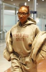 MEGAN THEE STALLION at Paris Airport Arrives for Paris Fashion Week 01/26/2025