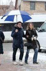 MEGHANN FAHY and Stephen Simbari Out at Sundance Film Festival in Park City 01/25/2025