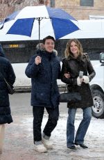MEGHANN FAHY and Stephen Simbari Out at Sundance Film Festival in Park City 01/25/2025
