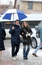 MEGHANN FAHY and Stephen Simbari Out at Sundance Film Festival in Park City 01/25/2025