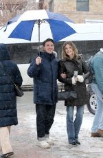 MEGHANN FAHY and Stephen Simbari Out at Sundance Film Festival in Park City 01/25/2025