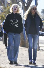 MELANIE GRIFFITH and a Friend Walking Around West Hollywood 01/14/2025