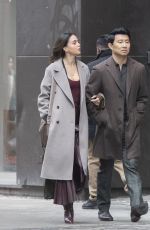 MELISSA BARRERA Film Scenes for New TV Series Copenhagen 01/13/2025