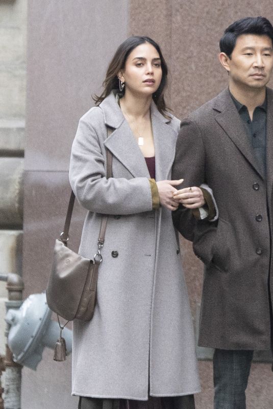 MELISSA BARRERA Film Scenes for New TV Series Copenhagen 01/13/2025