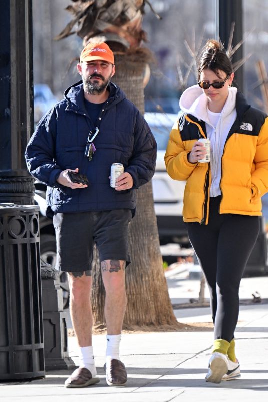 MIA GOTH and Shia LaBeouf Heading to a Local Spa in Pasadena 01/08/2025