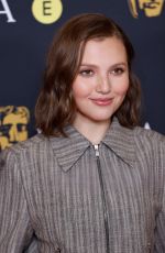 MIA MCKENNA-BRUCE at EE BAFTA Film Awards 2025 Nominations Announcement at BAFTA in London 01/15/2025