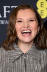 MIA MCKENNA-BRUCE at EE BAFTA Film Awards 2025 Nominations Announcement at BAFTA in London 01/15/2025