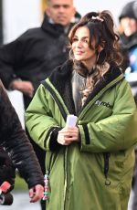 MICHELLE KEEGAN on the Set of Brassic in Manchester 01/08/2025