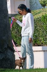 MICHELLE RODRIGUEZ Walks Her Dogs Near Fire-affected Runyon Canyon 01/09/2025