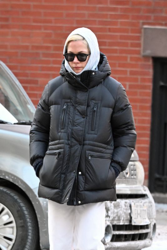 MICHELLE WILLIAMS Out and About in New York 01/22/2025