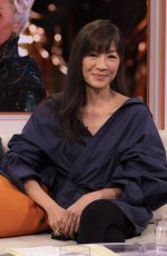 MICHELLE YEOH at Good Morning Britain TV Show in London 01/21/2025