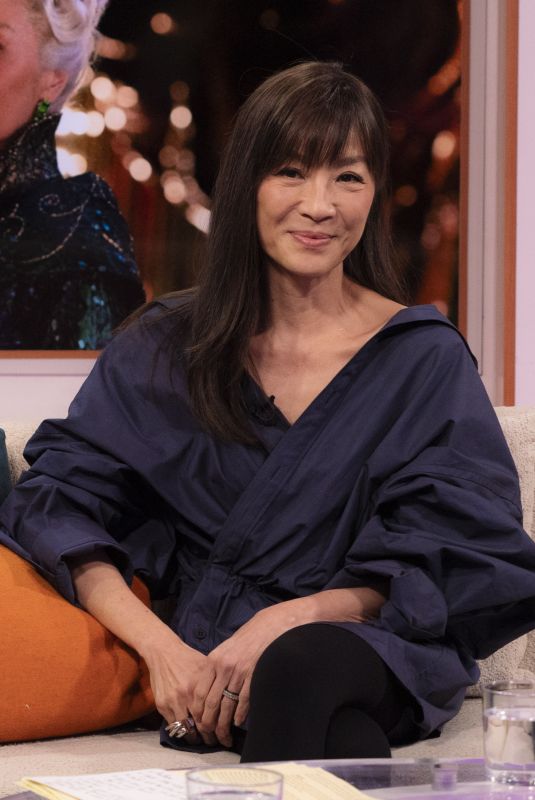 MICHELLE YEOH at Good Morning Britain TV Show in London 01/21/2025
