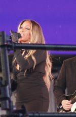 MICKEY GUYTON Performs at New Year Eve Celebration at Times Square in New York City 12/31/2024