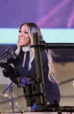 MICKEY GUYTON Performs at New Year Eve Celebration at Times Square in New York City 12/31/2024
