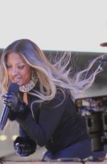MICKEY GUYTON Performs at New Year Eve Celebration at Times Square in New York City 12/31/2024
