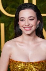MIKEY MADISON at 82nd Annual Golden Globes Awards in Beverly Hills 01/05/2025