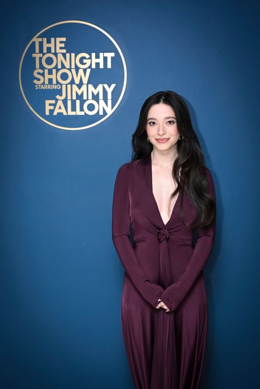 MIKEY MADISON at Tonight Show Starring Jimmy Fallon 01/08/2025