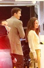 MILA KUNIS and Ashton Kutcher Arrives at Soho House for Lunch 01/15/2025